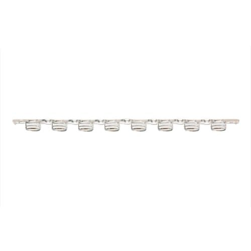 UltraFlux Flat Caps Optically-Clear for Real-Time PCR 8-Strip