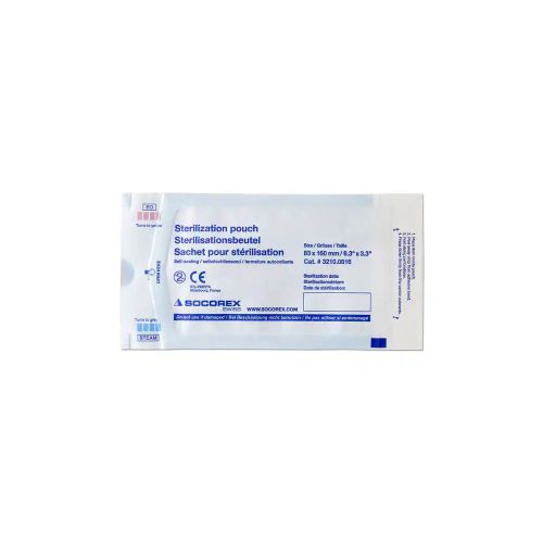 Socorex Qualitix Sterilization Pouches 83 x 160 mm