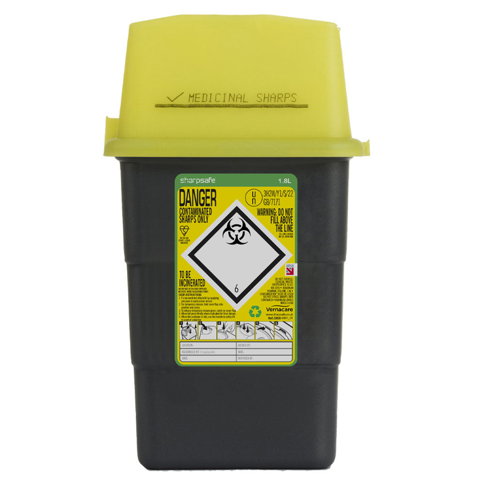 Sharps Container 1.8L Recycled
