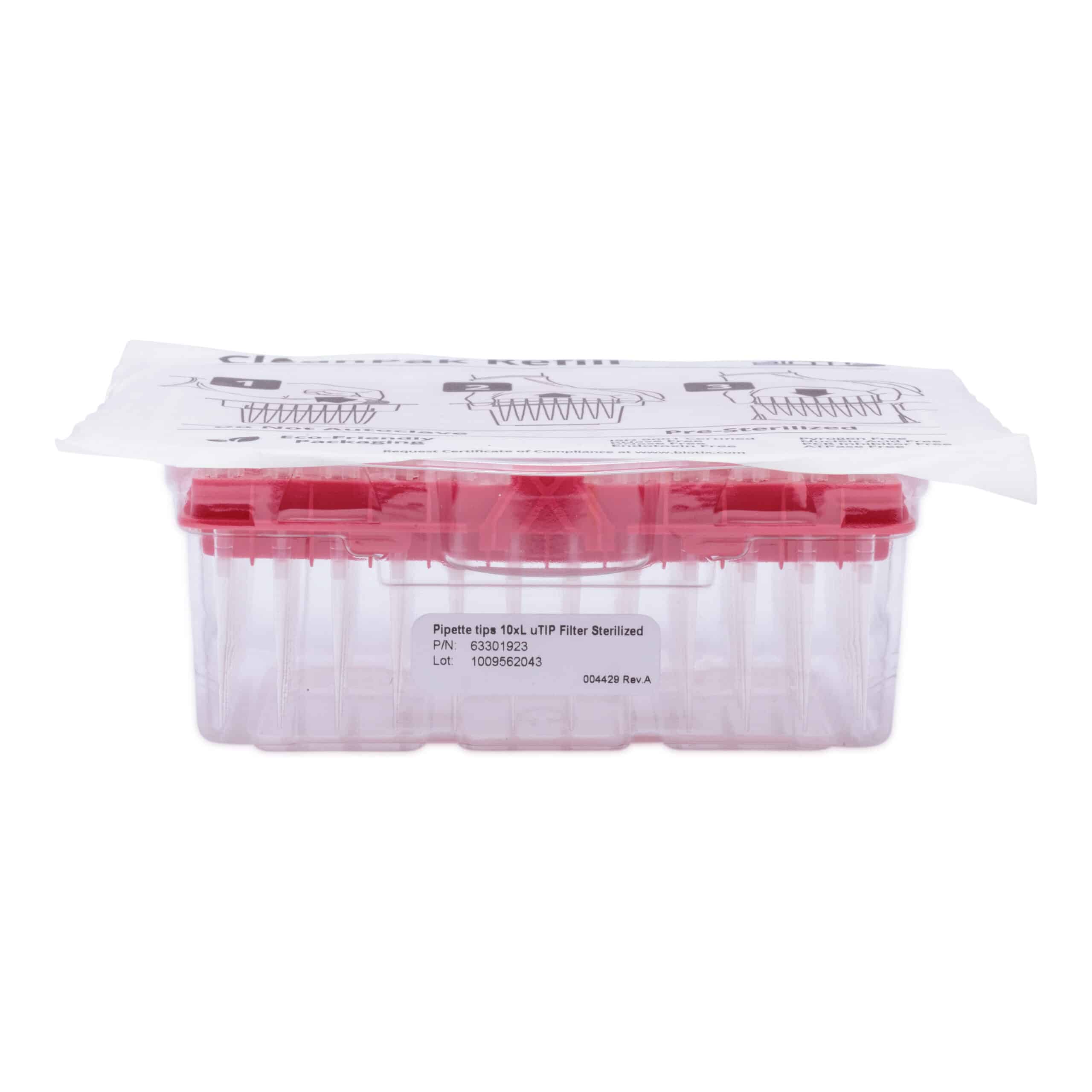 Biotix Sterile uTIP Filter Pipette Tip Reloads 0.5-10ul