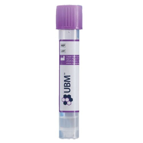 UBM 2mL Purple Cap Tube 12x80mm ST Blk