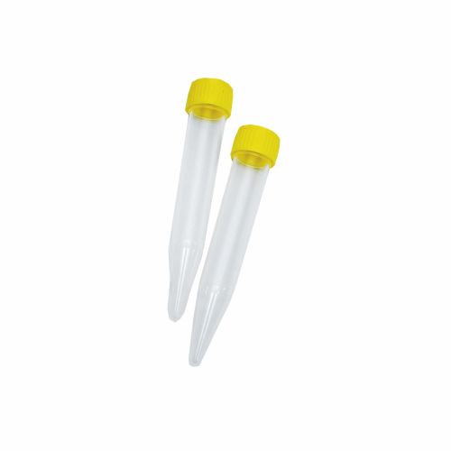 LabServ Tube centrifuge PP with Yellow PE Cap Gamma Sterilised 10mL