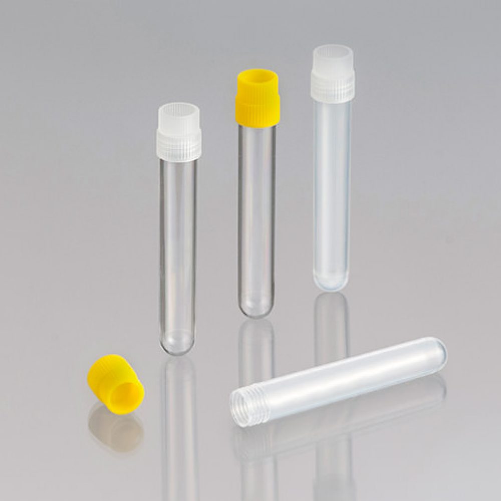 TECHNO-PLAS P/P TUBE YELLOW CAP GAMMA 6ML