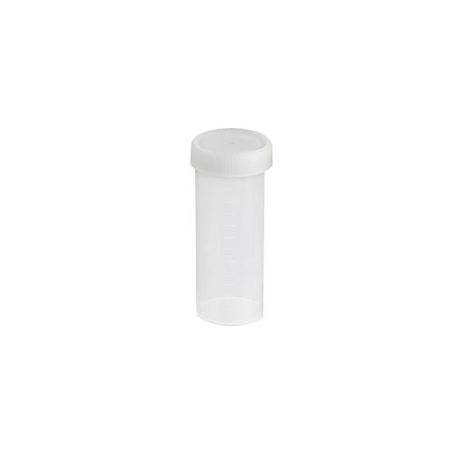 Techno Plas Flat Bottom Container Unlabelled Natural Cap 120ml