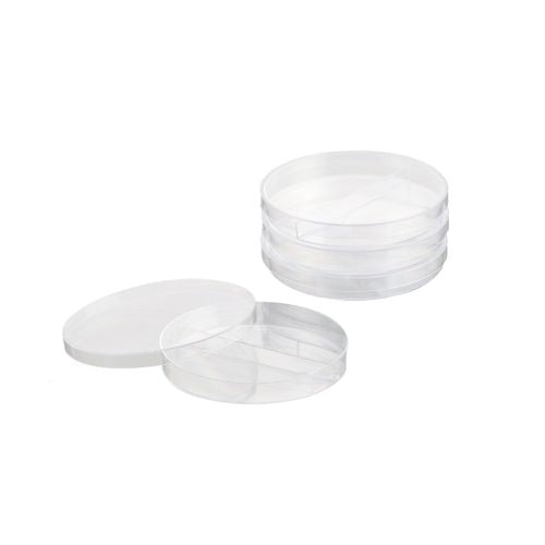 Techno Plas Petri Dishes Half Plate G/Sterile 90mm