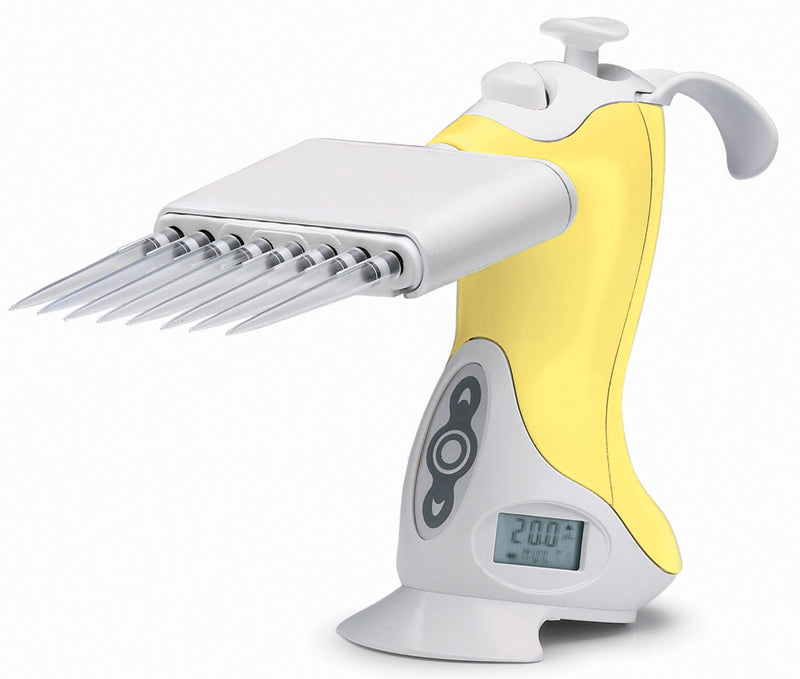 Vistalab Ovation Pipette (E8) Electronic Multichannel Yellow 0.5-20µL