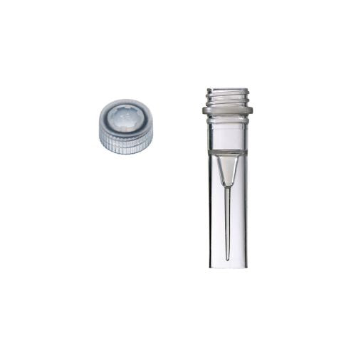 SureSeal Assembled Skirted Tube Clear Cap Sterile 0.5ml