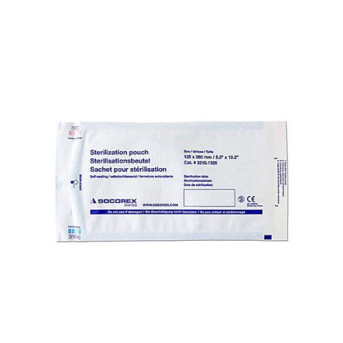 Socorex Qualitix Sterilization Pouches 135 x 260 mm