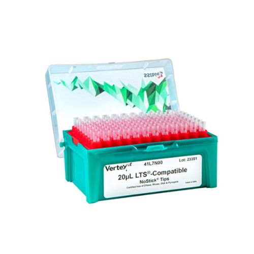 Vertex Low Retention Filter Tips Racked Sterile 1250µL