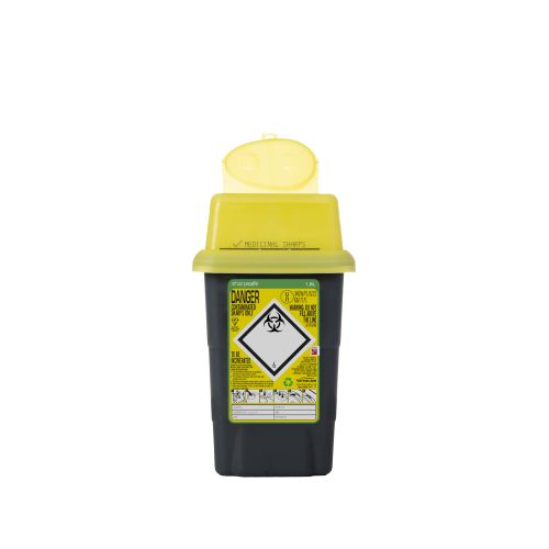 Plascare Sharpsafe Sharps Container 1.8L