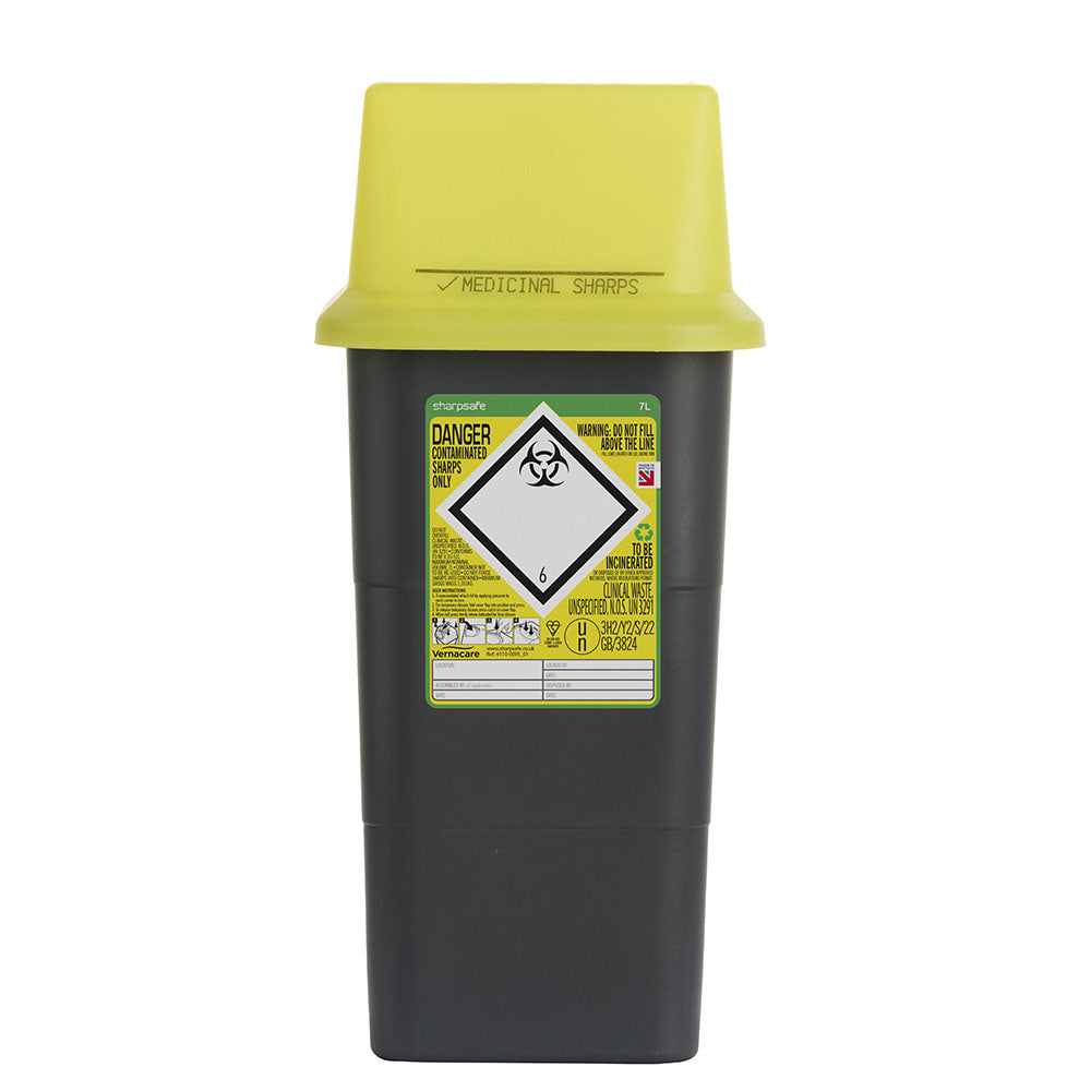 Sharpsafe Container 7 Litre (Recycled)