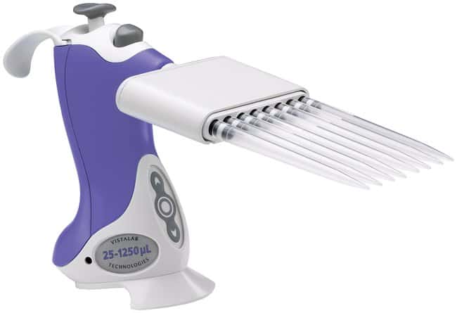 Vistalab Ovation Pipette (E12) Electronic Multichannel Gray 25.0-850µL