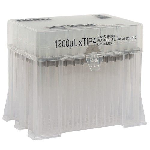 Biotix Xtip4 Pipette Tips Racked/Filtered/Sterilised 1200ul