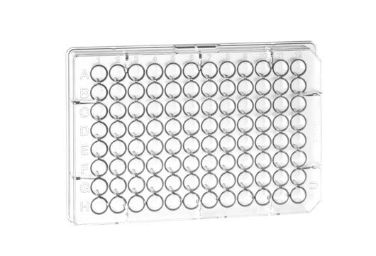 Greiner 96 Well Cell Culture Plate U Wells with Lid Sterile