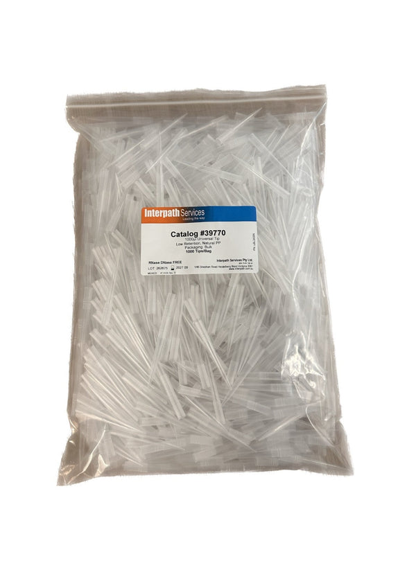 Pipette Micro Tips 1000ul (Bulk) Interpath Services Pty Ltd