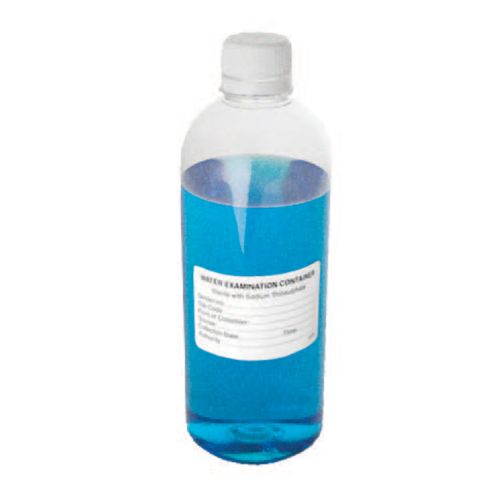 LabServ Bottle PET 50mg Sodium Thio Gamma Sterile White Screw Cap Sprayed Sodium Thio 500ml