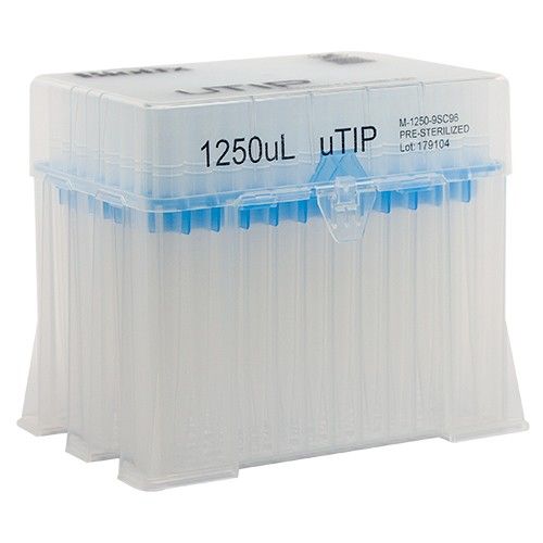 Biotix Filter Pipette Tips Racked/Filtered/Sterilised 1250ul