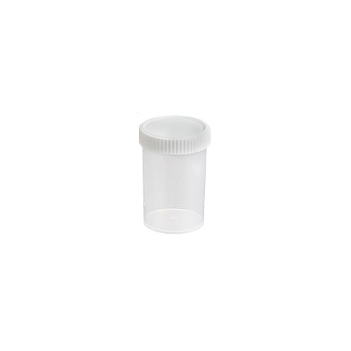 Techno Plas Flat Bottom Container Unlabelled Natural Cap 250ml