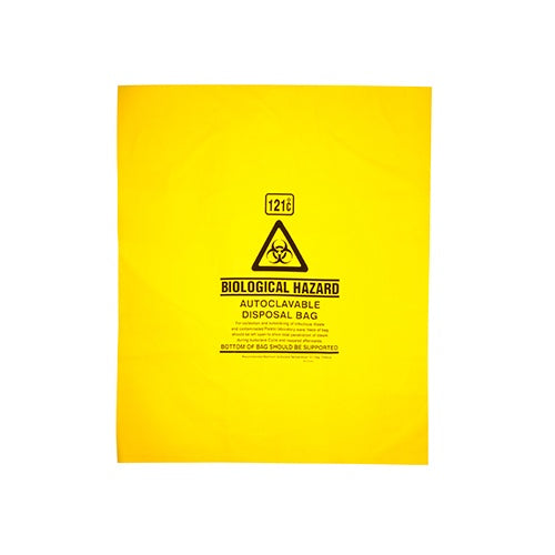 Autoclave bag 50um Yellow 120cm x 85cm