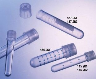 GREINER TUBE, 14 ML, PP,18/95 MM, ROUND BOTTOM