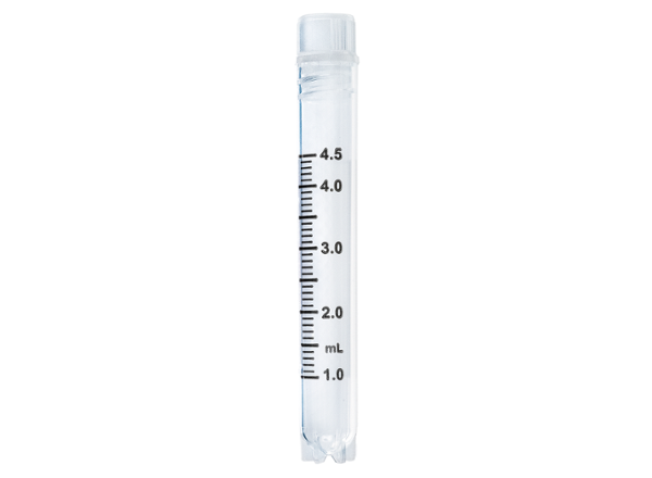 CryoFreeze Tube Internally threaded Vial StarGrip Base Sterile 4.5 mL