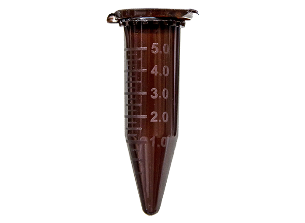 Pirouet Microcentrifuge Tubes Amber Sterile 5 ml