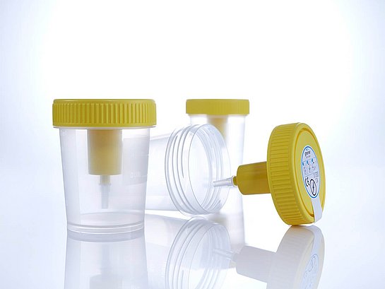 Greiner Urine Cup with integrated Transfer Device 100 ml