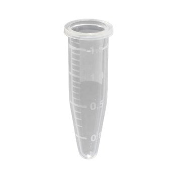 Pirouet Graduated Microcentrifuge Tubes Clear Capless 1.5ml
